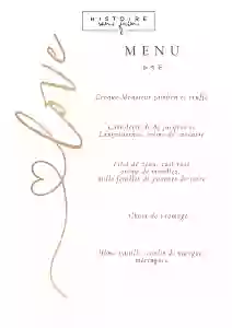 Menu de Saint Valentin - Histoire sans faim - Restaurant Rochetaillée-sur-Saône - Restaurant bistronomique Rochetaillée